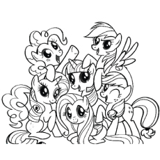 Magical story of friendship My Little Pony 17 My Little Pony coloring